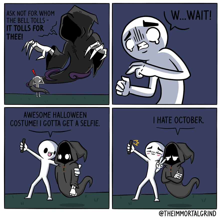 Artist Create Comics About The Afterlife And Death (New Pics)