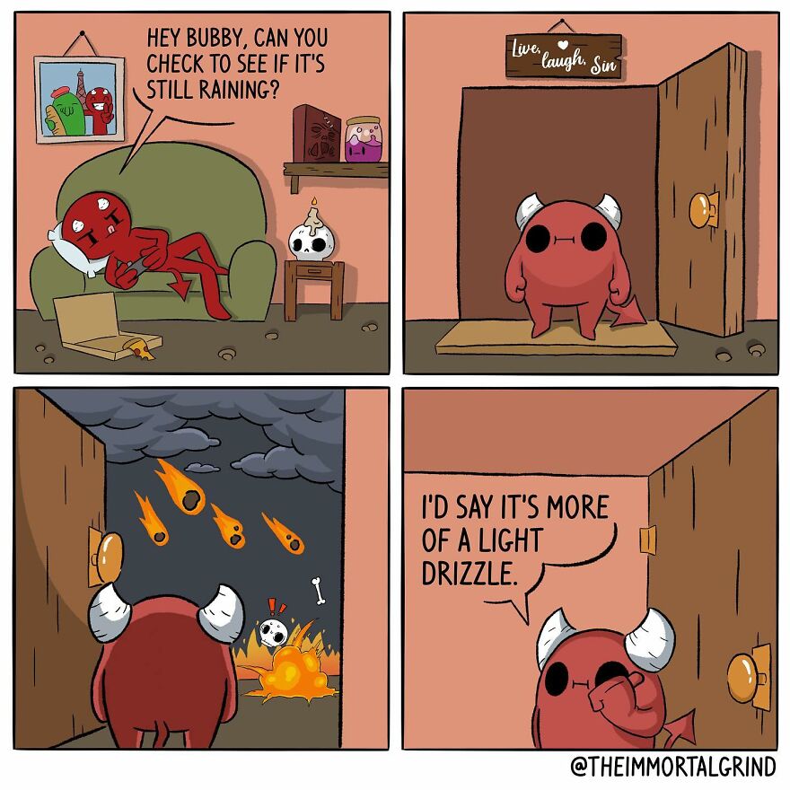 Artist Create Comics About The Afterlife And Death (New Pics)