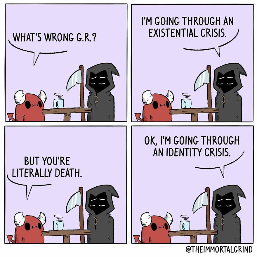 Artist Create Comics About The Afterlife And Death (New Pics)