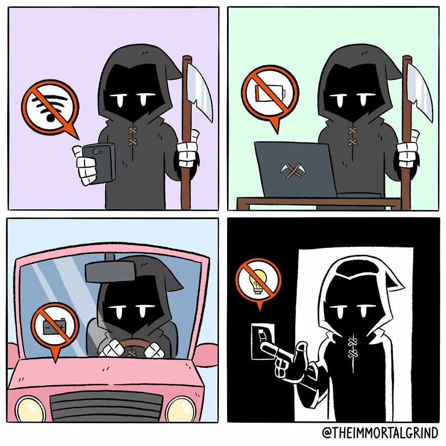 Artist Create Comics About The Afterlife And Death (New Pics)