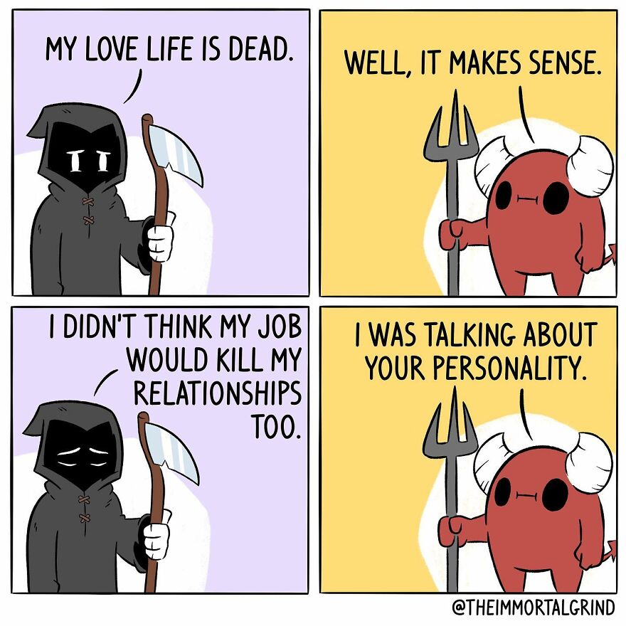 Artist Create Comics About The Afterlife And Death (New Pics)