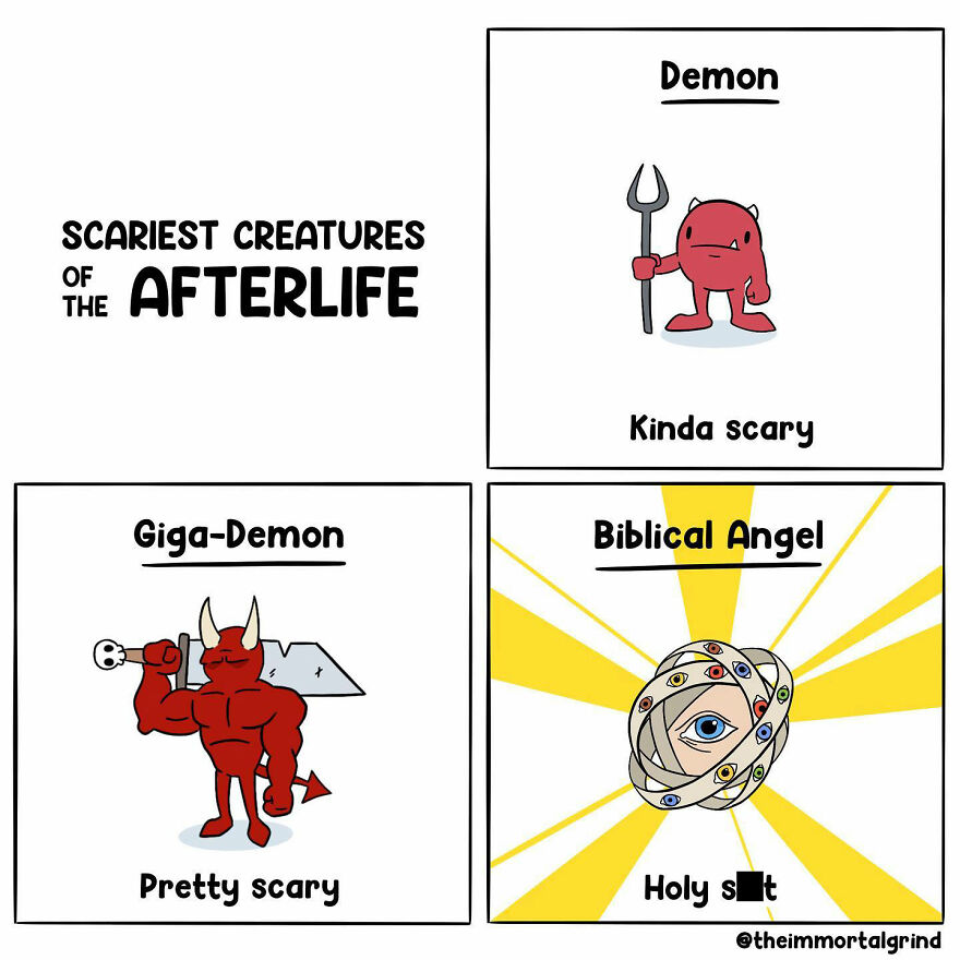 Artist Create Comics About The Afterlife And Death (New Pics)