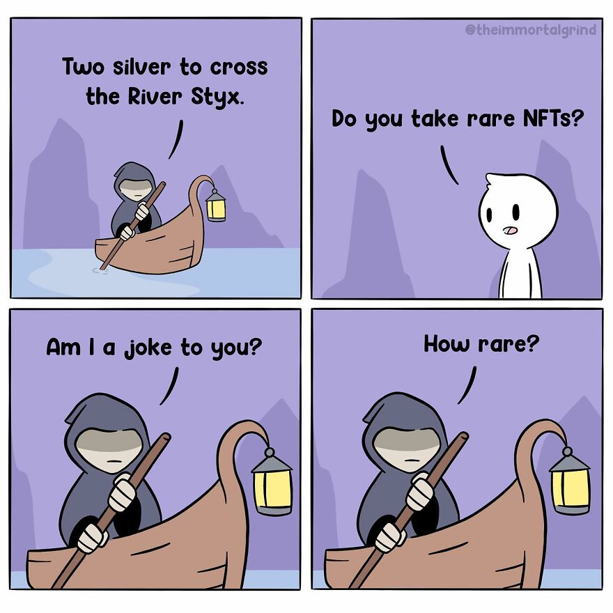 Artist Create Comics About The Afterlife And Death (New Pics)