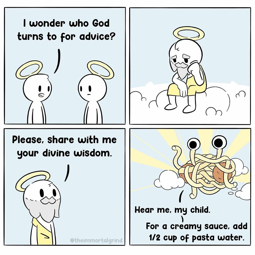 Artist Create Comics About The Afterlife And Death (New Pics)