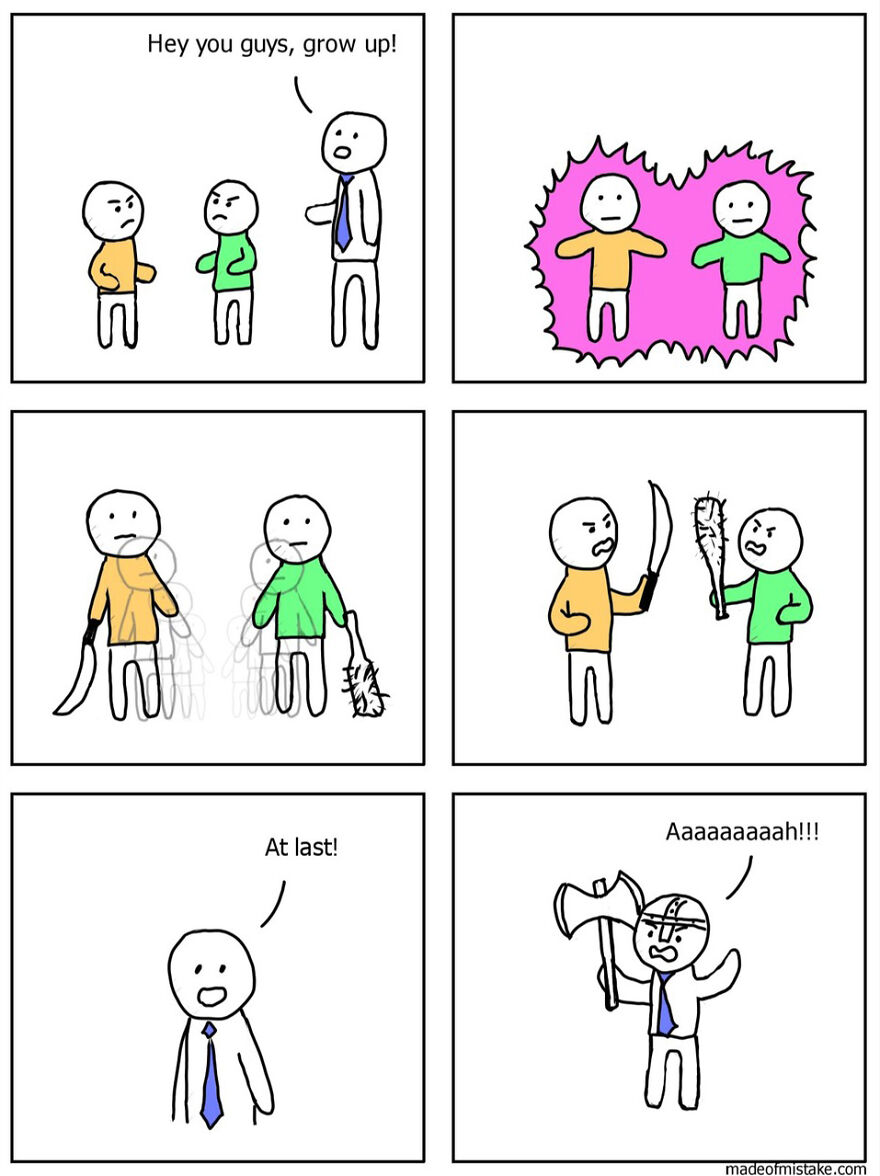 Artist Makes His Characters Have Unexpected Twists And It Works Very Well