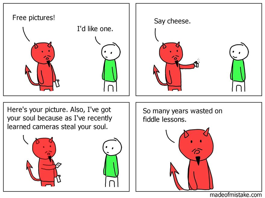 Artist Makes His Characters Have Unexpected Twists And It Works Very Well