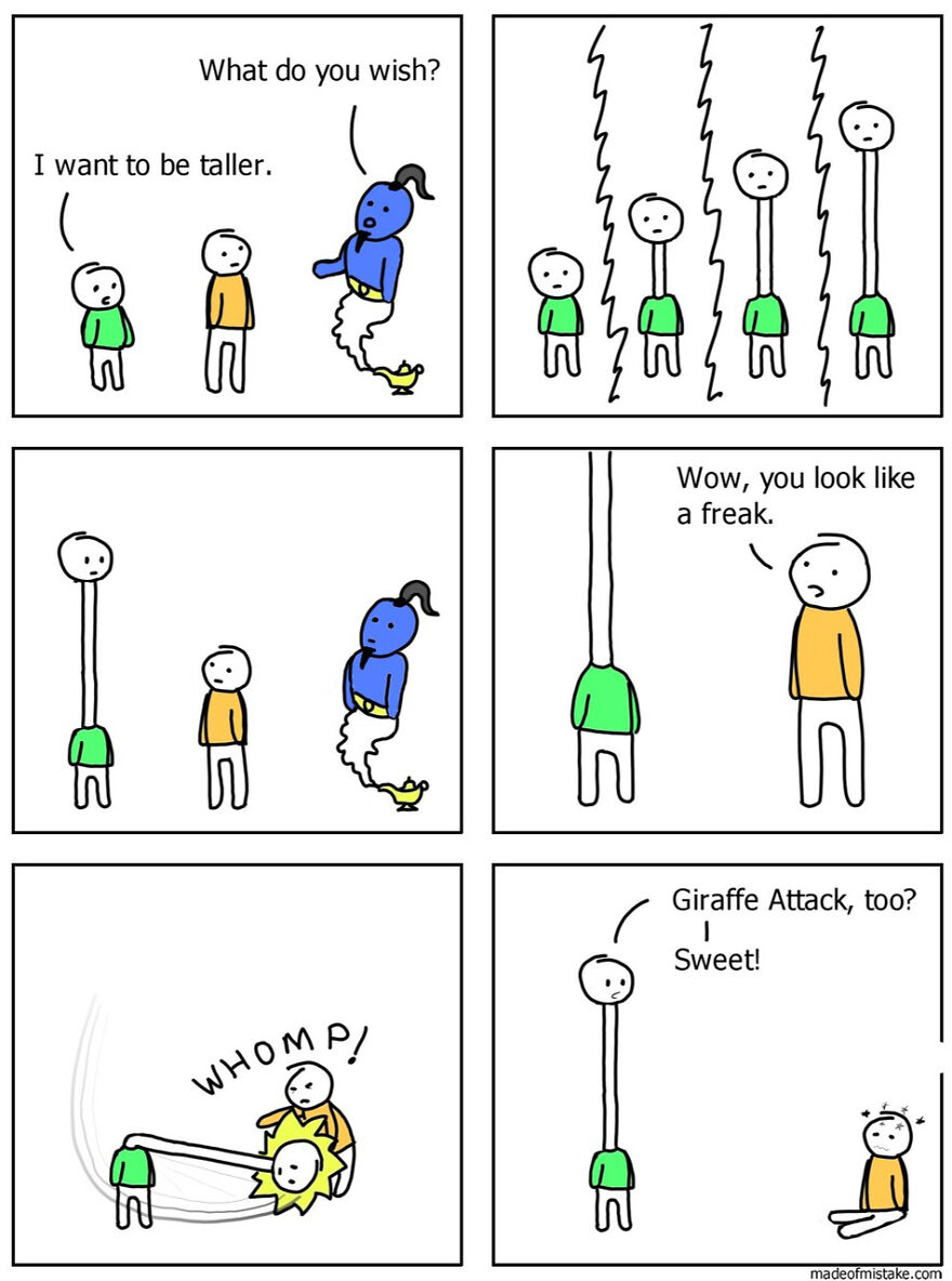 Artist Makes His Characters Have Unexpected Twists And It Works Very Well