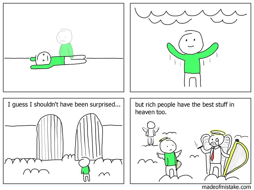 Artist Makes His Characters Have Unexpected Twists And It Works Very Well