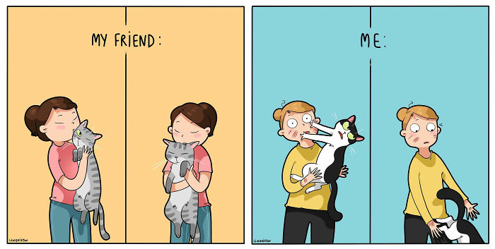 Artist Continues To Draw Comics That Show What It's Like To Live With A Cat (45 New Pics)