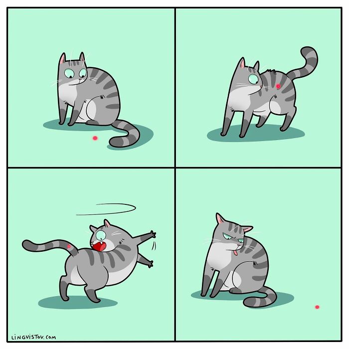 Artist Continues To Draw Comics That Show What It's Like To Live With A Cat (45 New Pics)