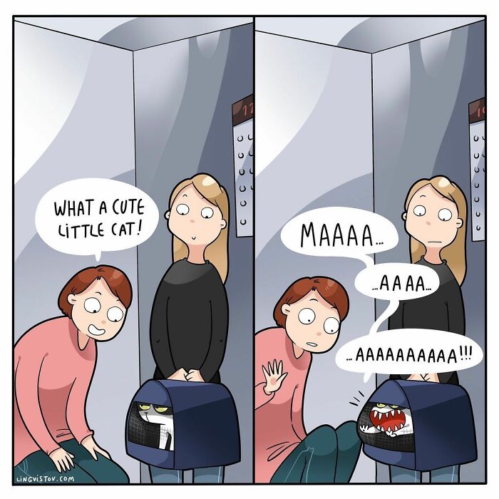 Artist Continues To Draw Comics That Show What It's Like To Live With A Cat (45 New Pics)