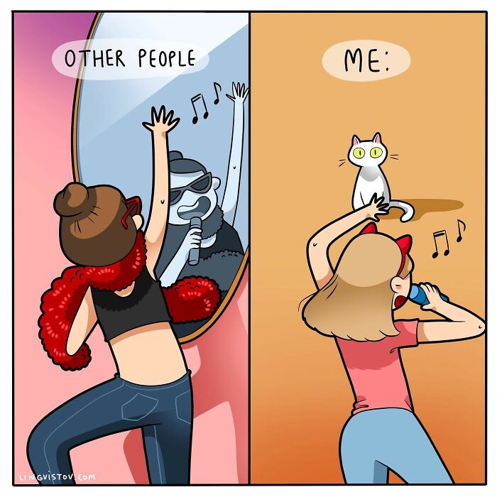 Artist Continues To Draw Comics That Show What It's Like To Live With A Cat (45 New Pics)