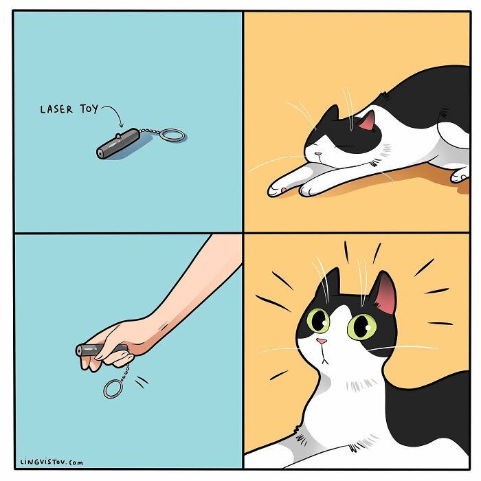 Artist Continues To Draw Comics That Show What It's Like To Live With A Cat (45 New Pics)