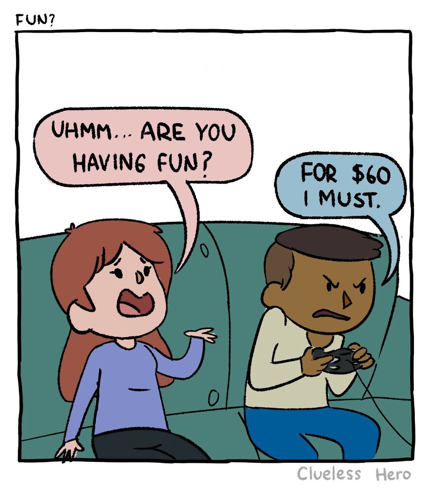 Artist Creates Relatable Comics For Video Game Fans