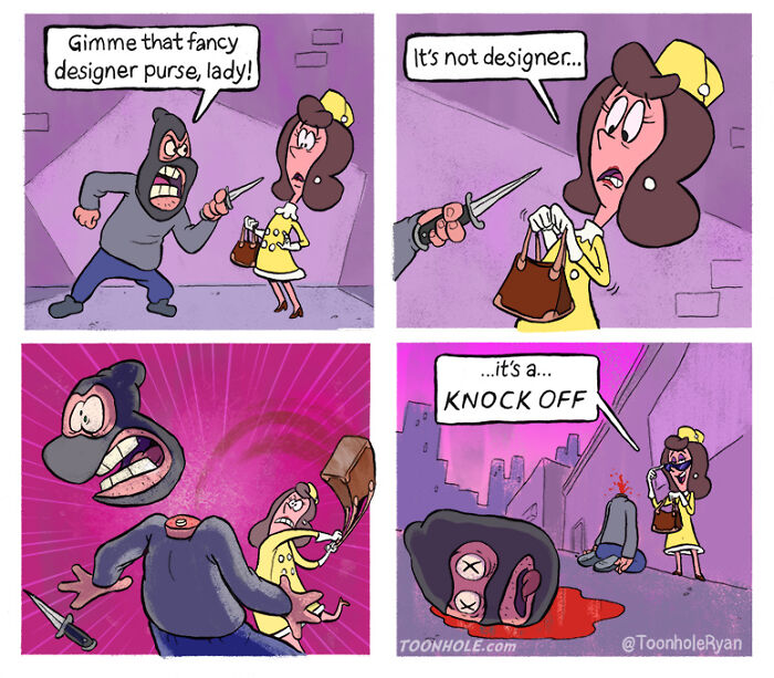 Artist Creates Unpredictable Comics That Are Both Dark And Funny