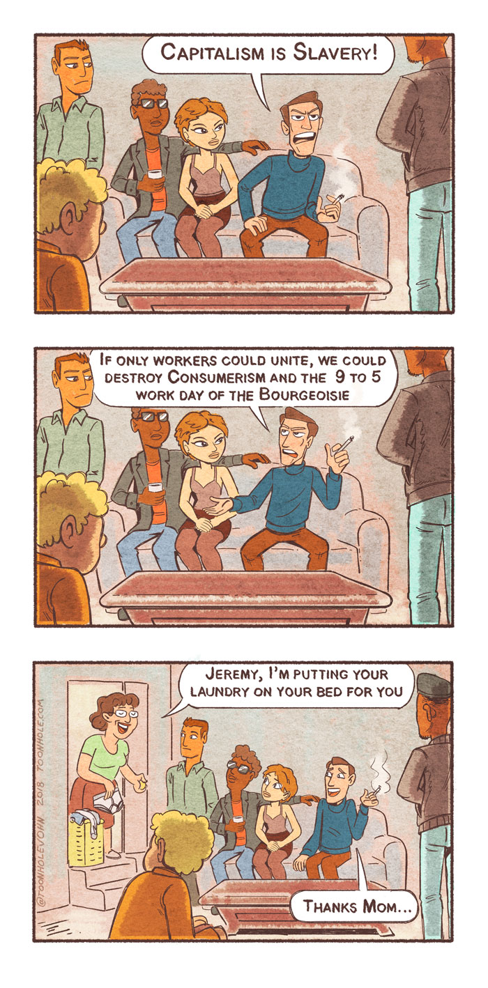 Artist Creates Unpredictable Comics That Are Both Dark And Funny