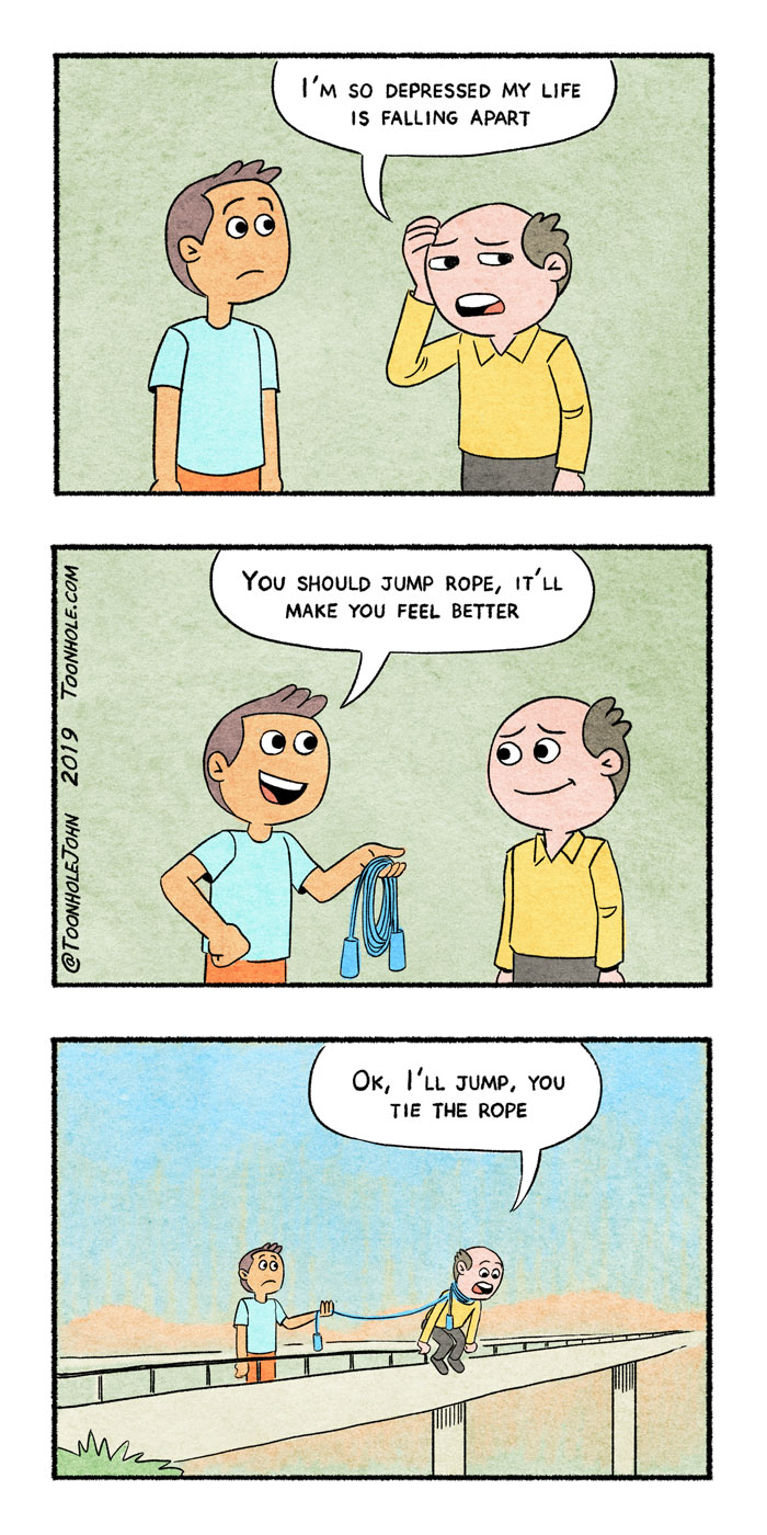 Artist Creates Unpredictable Comics That Are Both Dark And Funny