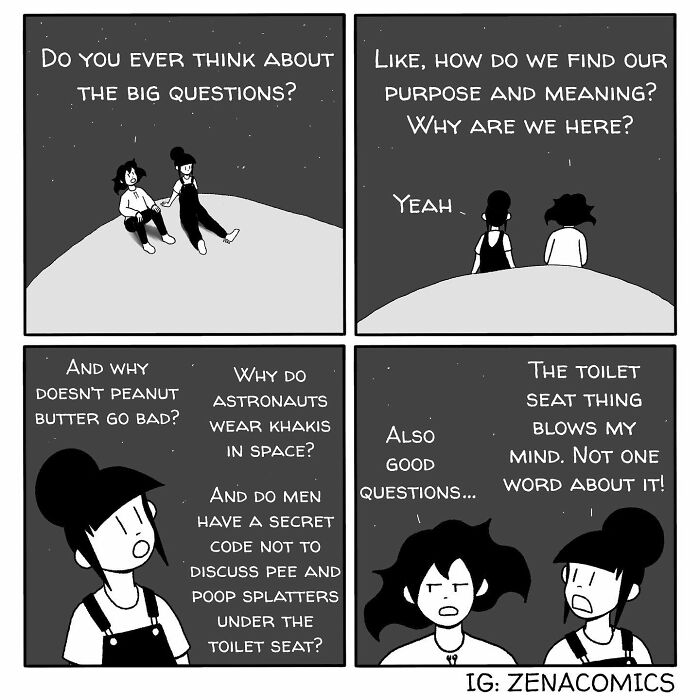 Artist Makes Comics Telling His Day To Day With Unexpected Endings