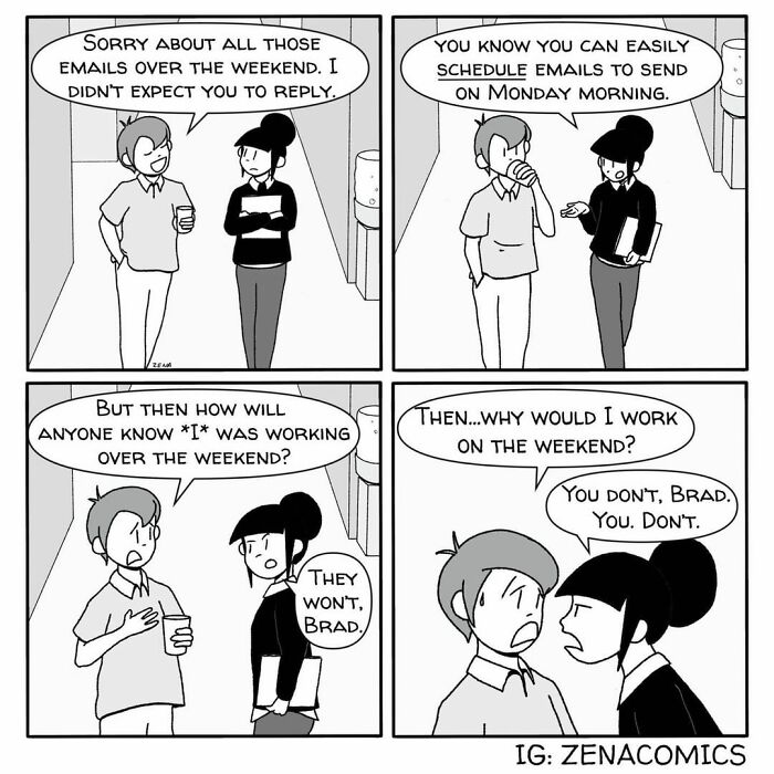 Artist Makes Comics Telling His Day To Day With Unexpected Endings