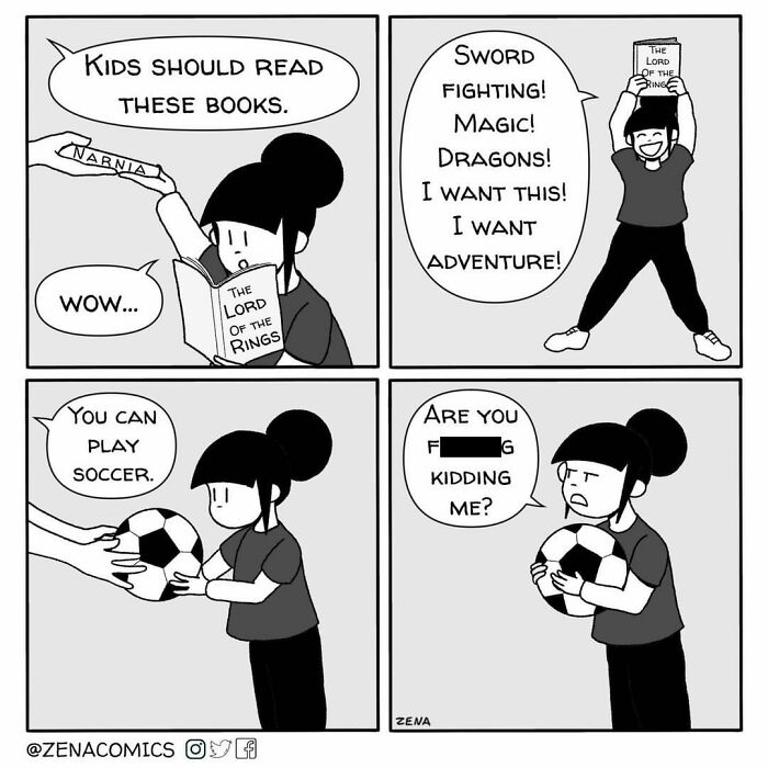 Artist Makes Comics Telling His Day To Day With Unexpected Endings