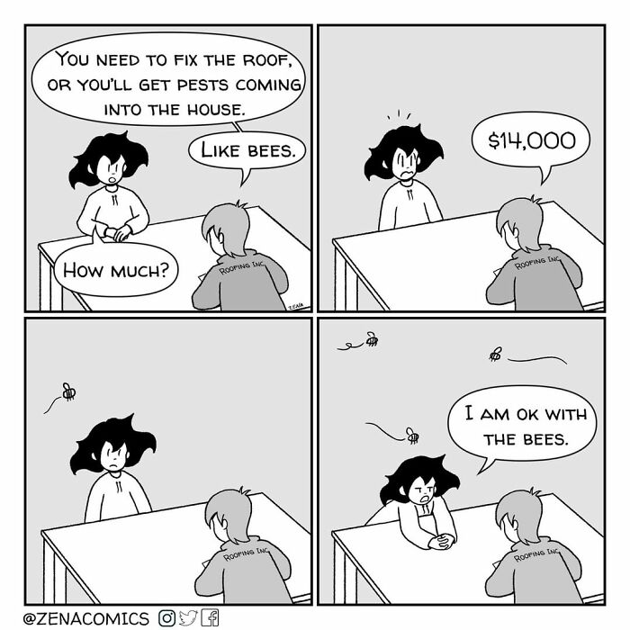 Artist Makes Comics Telling His Day To Day With Unexpected Endings