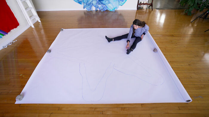 I Traced My Legs To Create A Giant Rainbow Collage (10 Pics) I Traced My Legs To Create A Giant Rainbow Collage (10 Pics)