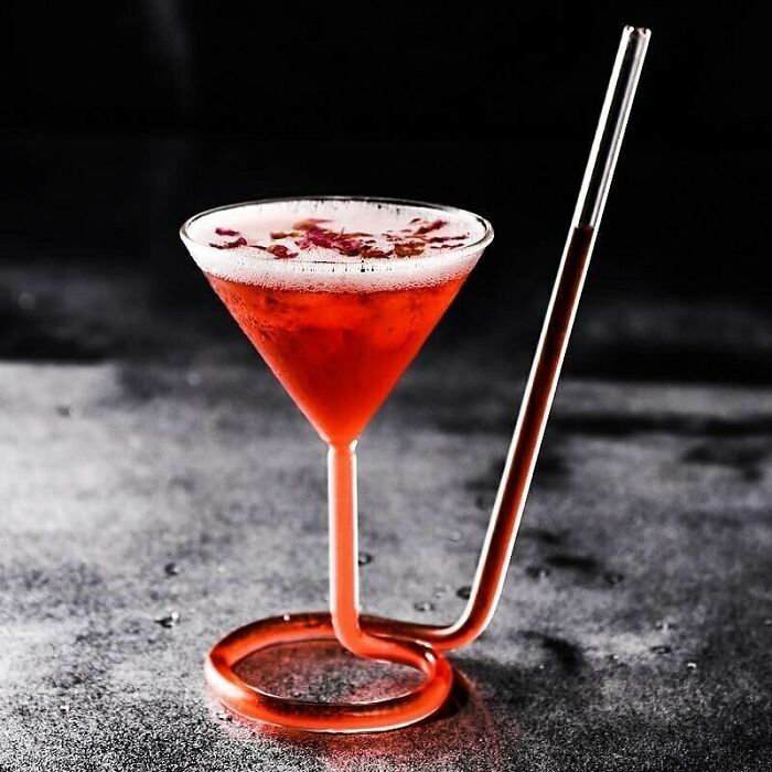 Strawtini Martini Glasses By Udarely