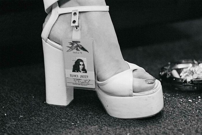 Bianca Jagger At A Rolling Stones Concert, 1975