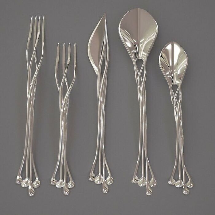 Setae 3D Printed Flatware By Francis Bitonti