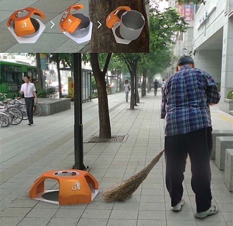 Street Bin Concept By Moonjoo Jo From Dongseo Unversity!