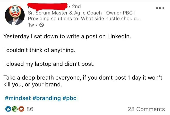 Should’ve Kept That Laptop Shut #linkedinflex