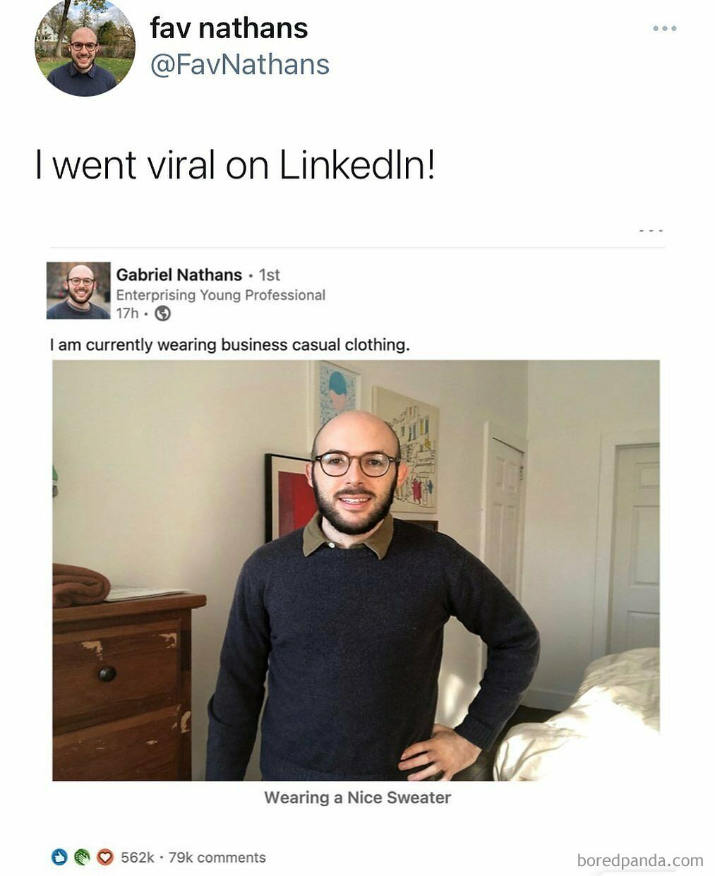 Wholesome Flex #linkedinflex