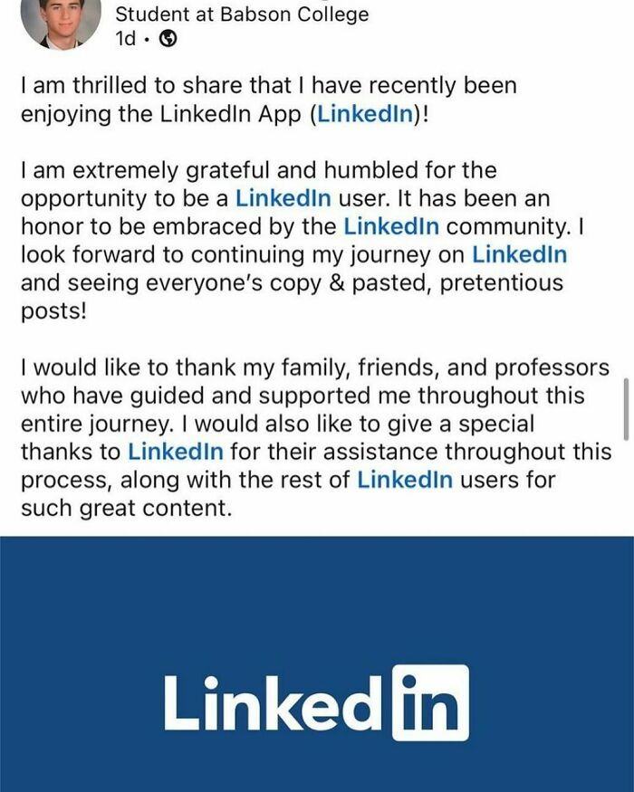 Gotemmmm #linkedinflex