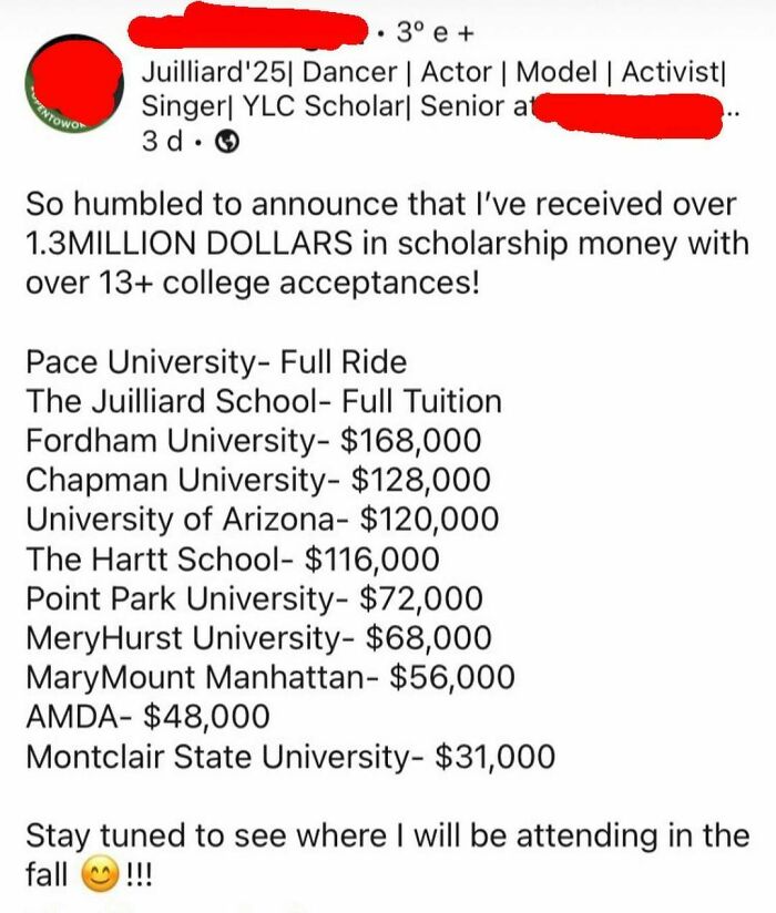 Scholarship Millionaire 🔥 #linkedinflex