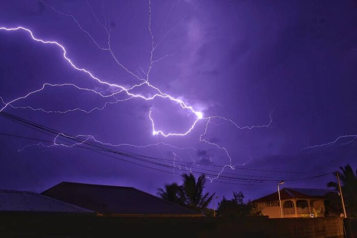 In This Period Of The End Of The Year When The Temperatures Rise, We Sometimes Observe Thunderstorms. So Here Are My Very First Images Ever Of This Phenomenon