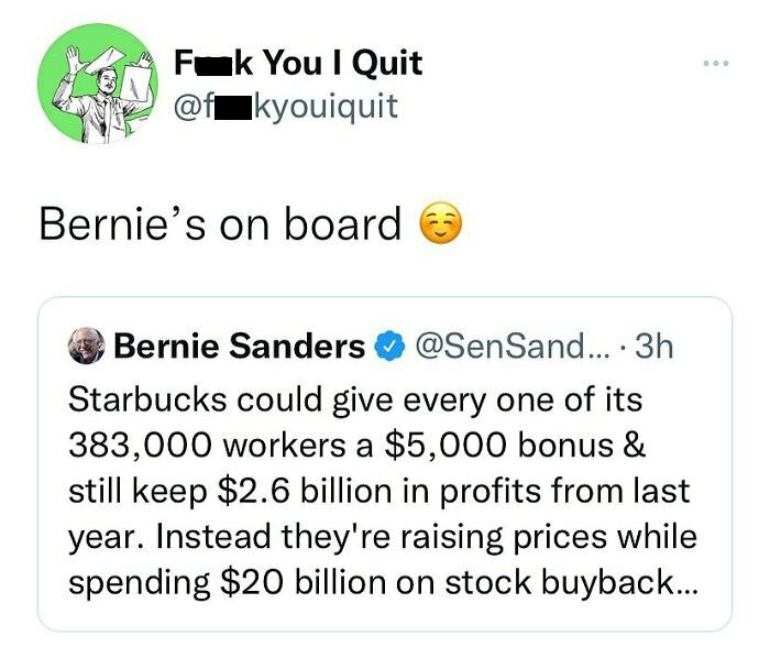 @berniesanders Borrowing The Format ❤️💪