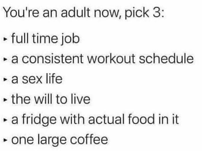 Well One Large Coffee Is Number 1 Of Course