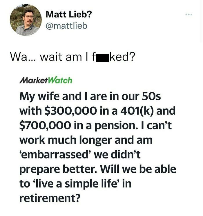 Wait, Are We Fucked?
via @mattliebjokes