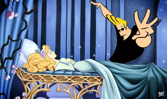 Artist Places Recognizable Characters In Scenes They Don't Belong In, And It's Hilarious (30 New Pics)