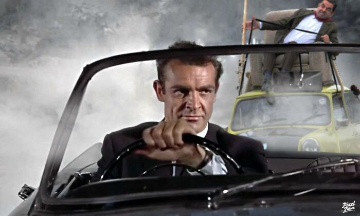 Artist Places Recognizable Characters In Scenes They Don't Belong In, And It's Hilarious (30 New Pics)