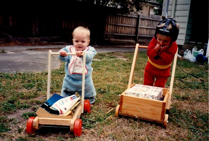 This Is Me And My Brother In 1991