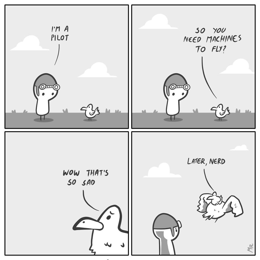 Comics With Hilarious, Dark And Unexpectedly Twisted Humor By Martin Rosner (35 New Pics)