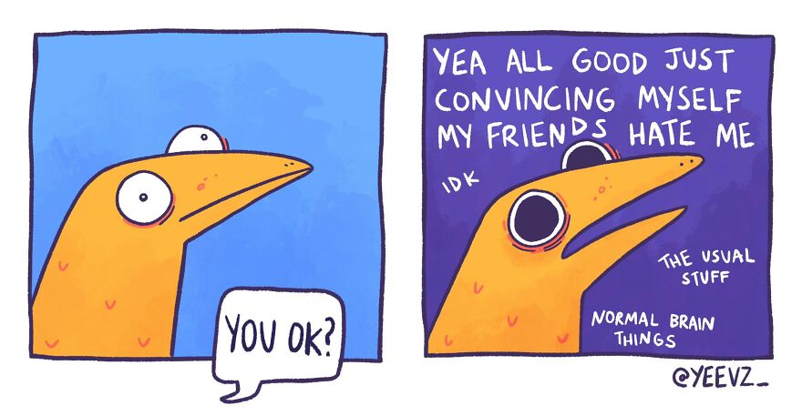 33 Relatable Comics About Mental Illness And Other Life Situations By Evie Hillliar (New Pics)