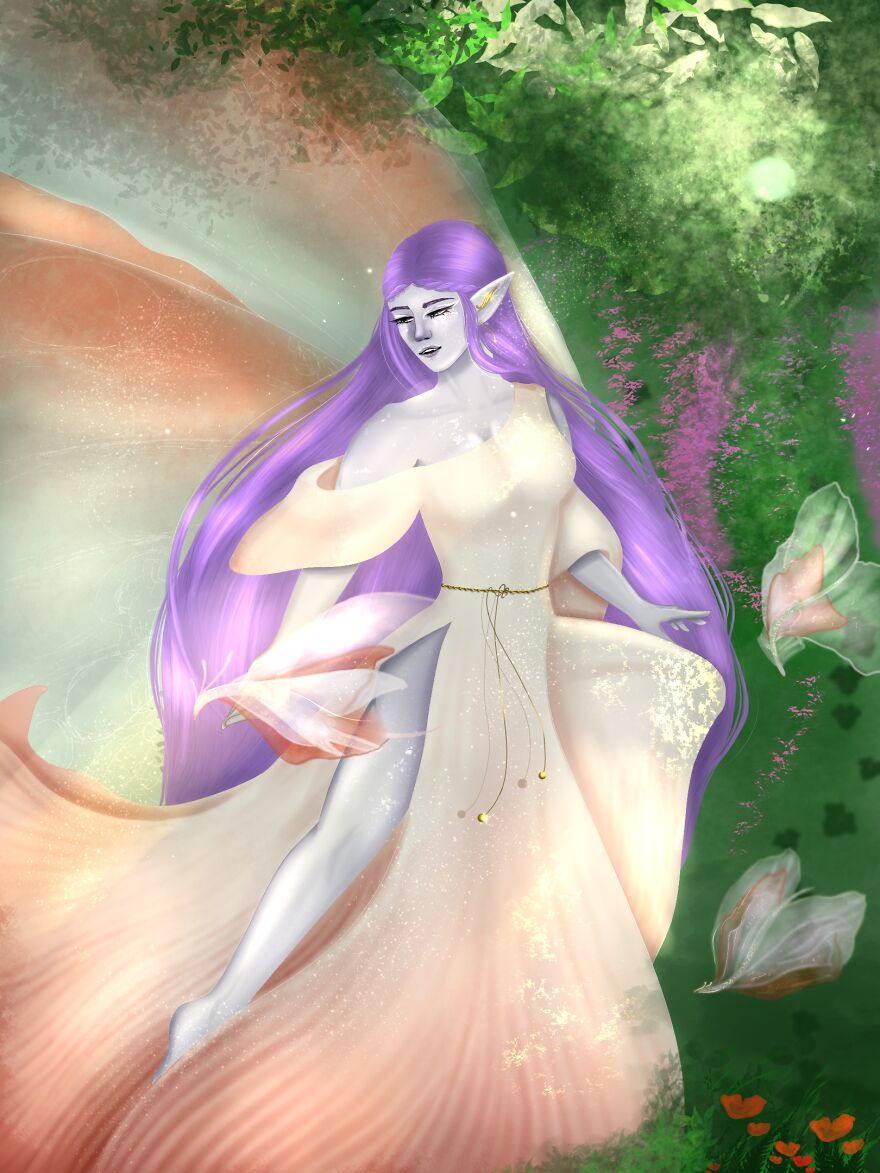 Fairy I Did A While Ago :) Not My Favorite Tbh But It Was Fun To Draw