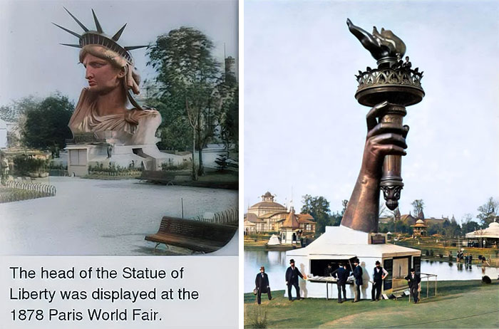 Statue Of Liberty At 1878 Paris World Fair
