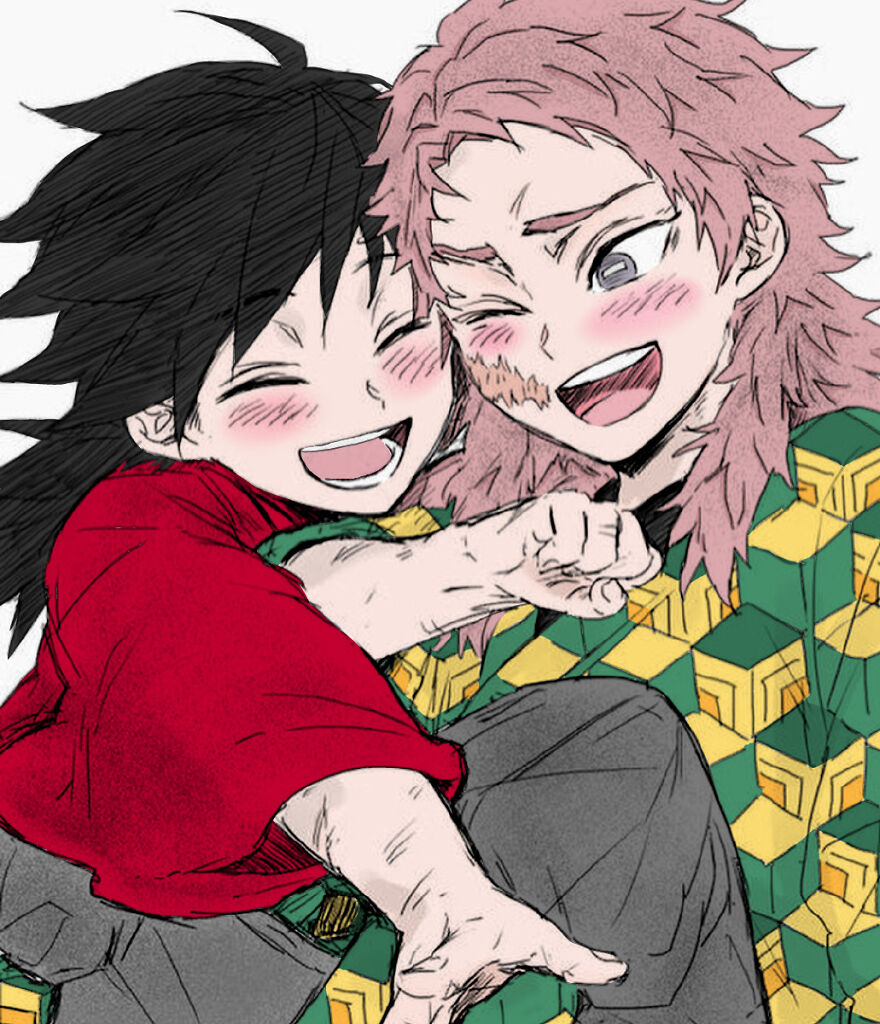 I Coloured This Giyu X Sabito Artwork (Fandom: Demon Slayer)