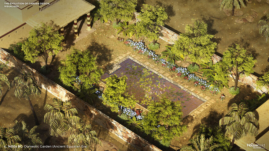 4,000 Years Of History And Evolution Of Garden Designs From All Over The World By Household Quotes