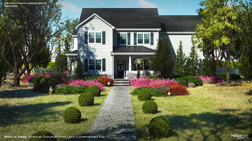 4,000 Years Of History And Evolution Of Garden Designs From All Over The World By Household Quotes