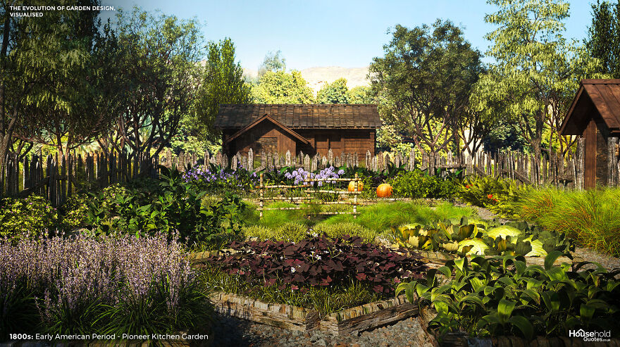 4,000 Years Of History And Evolution Of Garden Designs From All Over The World By Household Quotes