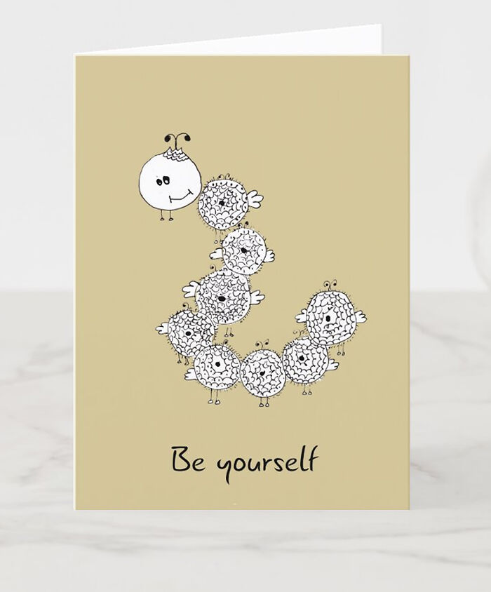 I Am An Ukrainian Artist And I Create Cute Postcards Featuring Funny Animal Drawings (18 Pics)